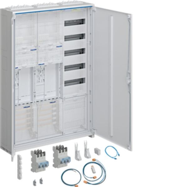 HAGER Komplettschrank ZB33EZ26SB 2ZP BKE-I APZ 1100mm 3feldig