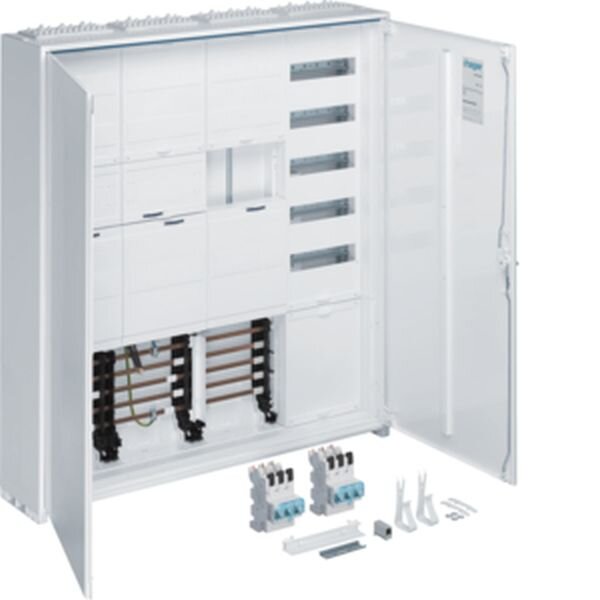 HAGER Komplettschrank ZB34SEQ29EN univ. Z 2ZP H=1100mm 4f.