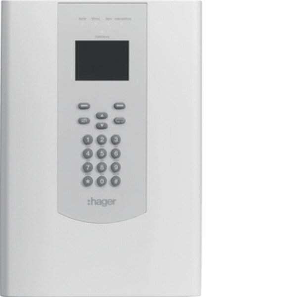 HAGER Zentrale RFZ050D BEKA f&uuml;r 50 Funk - Melder, weiss