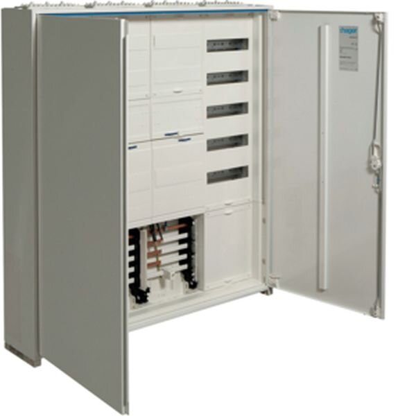 HAGER Komplettschrank ZB34SET25LS 2ZP/RES/SG/VF5rh/APZ eHZ