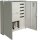 HAGER Komplettschrank ZB34SET25LS 2ZP/RES/SG/VF5rh/APZ eHZ