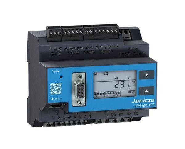 JANITZA Hochleistungs-Netzanalysator UMG 604 E-PRO 230V (UL)