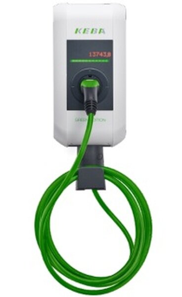 KEBA Energy Wallbox c-series EN Type2 6m Cable 22kW-RFID-MID