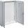 HAGER Z&auml;hlerschrank ZB33W universZ IP54 1100x800x205