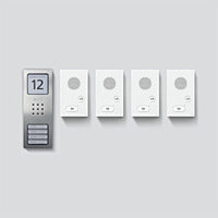 SIEDLE Audio-Sprechanlagen-Set SET CAB 850-4 E/W VFH...