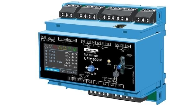 ZIEHL Spannungsrelais N/A Box UFR1002IP integrierter Webserver