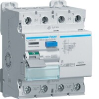HAGER FI-Schutzschalter CDB663E 4-pol 10kA 63A 30mA Typ B...