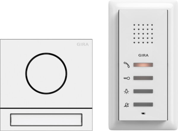 GIRA Audio-Sprechanlagen-Set 2406902 1-Fam.-Paket 106 verkehrsw.