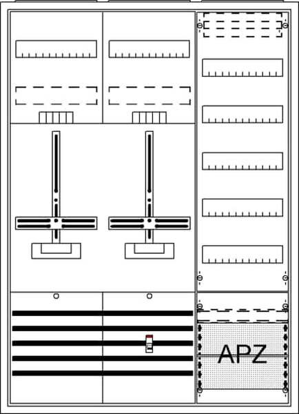 Striebel &amp; John Komplettschrank DA37CG AP 3Pkt.A37 2Z1V5A2