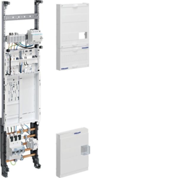 HAGER Komplettfeld Vattenf.-Berlin ZH3ET51W 1Z 1feldrig eHZ H: 1050mm