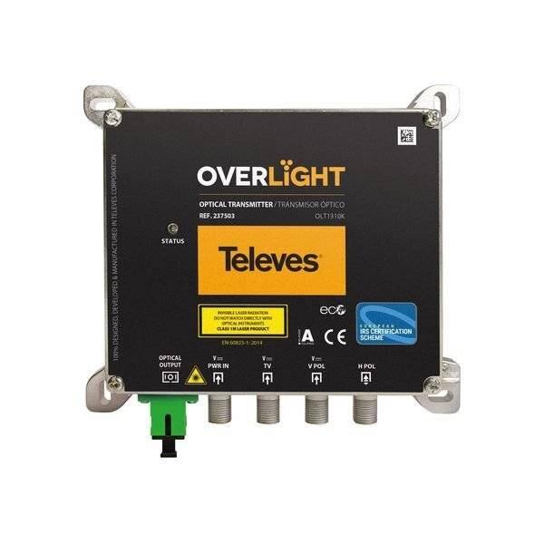TELEVES Optischer Sender OLT1310K 2 x SAT Wideband in 1310 NM