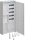 HAGER Komplettschrank ZB32ET216W1 1ZP BKE-I APZ VT5 H:1100mm 2