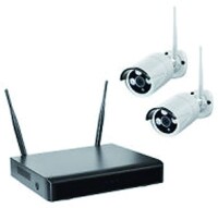 INDEXA WLAN-Kamera-Set WR100 NVR HDD 2TB 2x Funk-Kamera