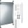 HAGER Komplettfeld Multimedia UF221NW H900mm 2feldrig