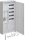 HAGER Komplettschrank ZB321X16 1ZP 3P. H:1100mm 2-f.