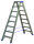 PROT Alu-Stufenstehleiter PASSL28 2x8 L:1,88m