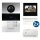 HHG Video-Sprechanlagen-Set Set mit AS UP 2-Fam. mit Monitor Basic
