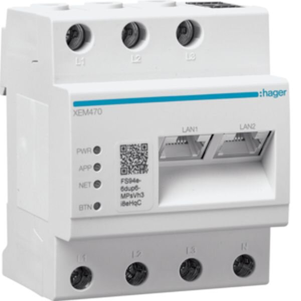 HAGER Controller XEM470 Energie Management flow