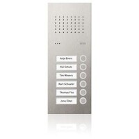RITTO Audio-Türstation Acero Pur Edelstahl 6WE 1 Spalte