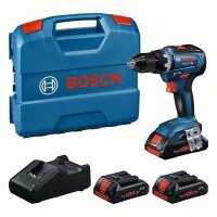 BOSCH Akku-Bohrschrauber GSR 18V-55 3 x ProCORE18V 4.0Ah...