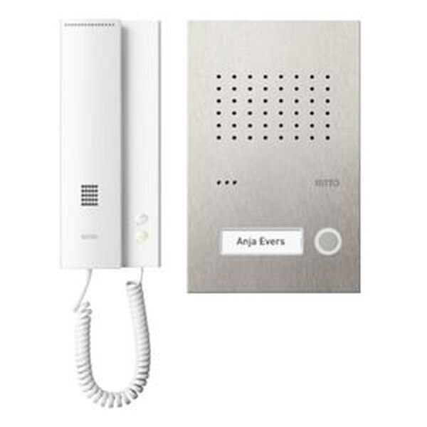 RITTO Audio-Sprechanlagen-Set 1818125 1 Wohneinheit Acero