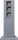GIRA Energies&auml;ule 134526 491 mm 3x Leereinheit Farbe Alu