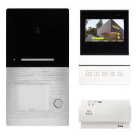 HHG Video-Sprechanlagen-Set Set mit AS AP 1-Fam. mit...