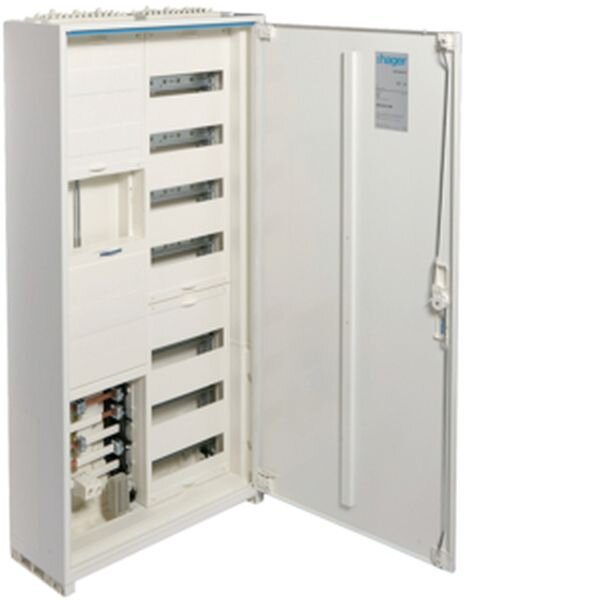 HAGER Komplettschrank ZB322U16N 1Z/V 7reihig 1100 3Pu