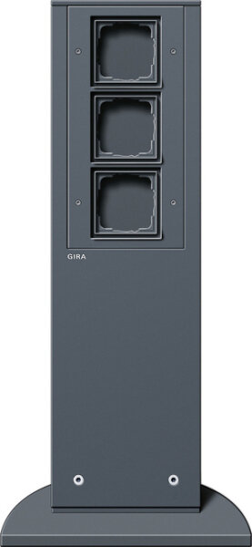GIRA Energies&auml;ule 134528 491 mm 3x Leereinheit anthrazit