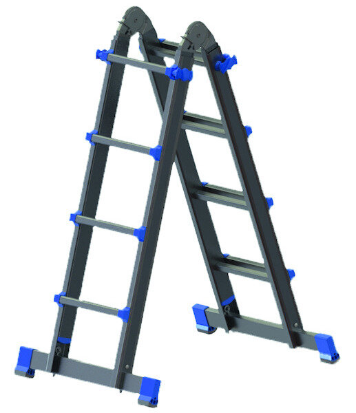 PROT Alu-Teleskopleiter PATLT43 4x3 m. Trav. L:3,1m