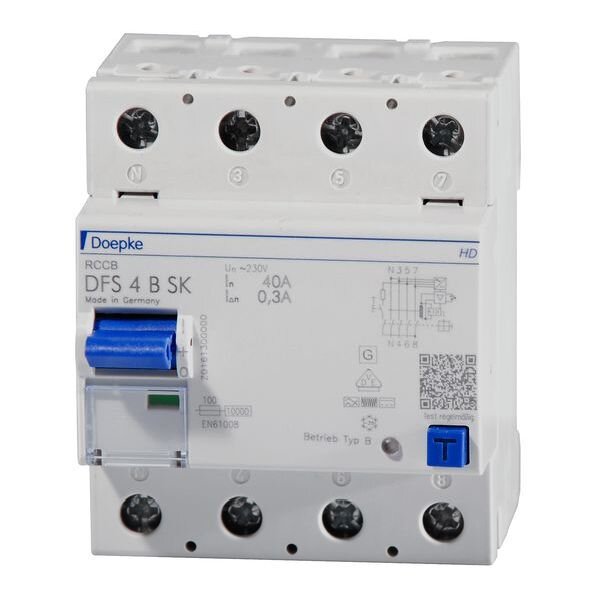 DOEPKE FI-Schutzschalter allstromsensitiv DFS 4 040-4/0,30-B SK HD 4polig 40A