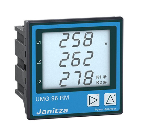 JANITZA Multifunktionaler Netzanalysator UMG 96RM 90-277V UL Modbus