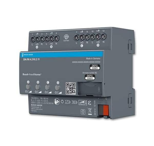 BUSCH-JAEGER Dimmaktor DA/M.4.210.2.11 4fach REG