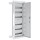 ABN ESPRO Flachverteiler UP/HW T: 110mm UK16 72TE 1x6reihig f. REG