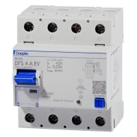 DOEPKE FI-Schutzschalter DFS4 040-4/0,03-EV 4polig 40/0,03A