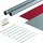 OBO Bandagenset FSB-K82 f&uuml;r Photovolt. 550x880 grau/rot