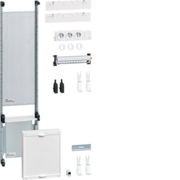 HAGER Multimediafeld ZU37NW5APZ2 uni.Z H 1050mm 1feld. APZ