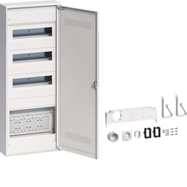 HAGER Ausbaupaket VA603WWH Hybrid volta Aufputz 36PLE