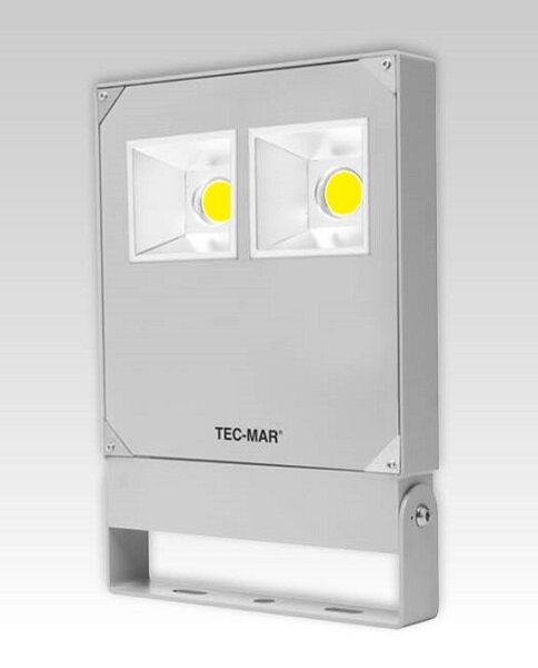 TEC-MAR LED-Strahler POLAR 3 190W 4K 28668lm CRI>80 IP66 sil