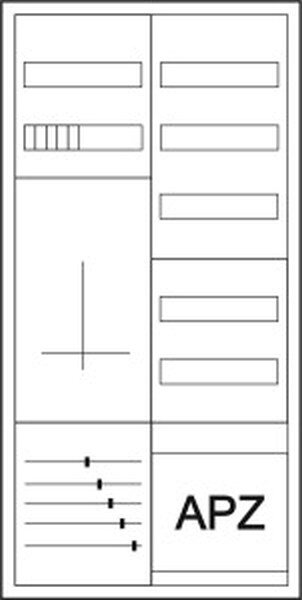 EATON Z&auml;hler-Komplettschrank ZSD-ZV-1100/APZ