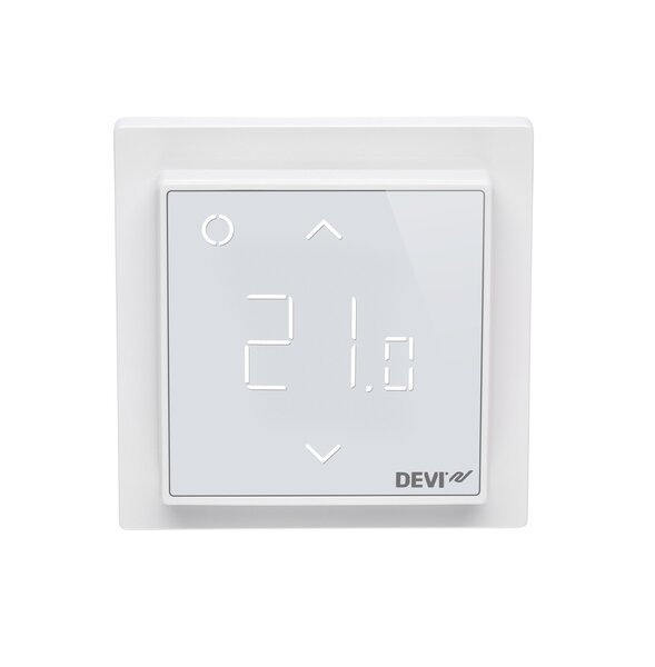 DEVI Raum- und Bodenthermostat DEVIreg Smart RAL9016
