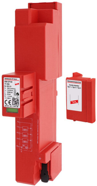 DEHN Kombi-Ableiter Typ1+2 DEHNshield DSH ZP B2 TT 255 f&uuml;r TT/TN-S