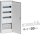 HAGER Ausbaupaket VA603NWH Hybrid volta Aufputz 36PLE