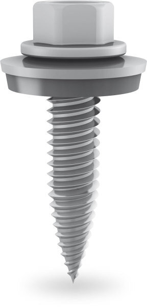 K2 Systems Sechskantblechschraube M SC HH DB 6,0x38 SEAL Dichtscheibe