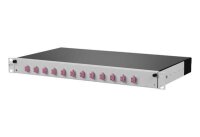 METZ CONNECT Patchfeld OpDAT slide splice 12xLC-D OM4