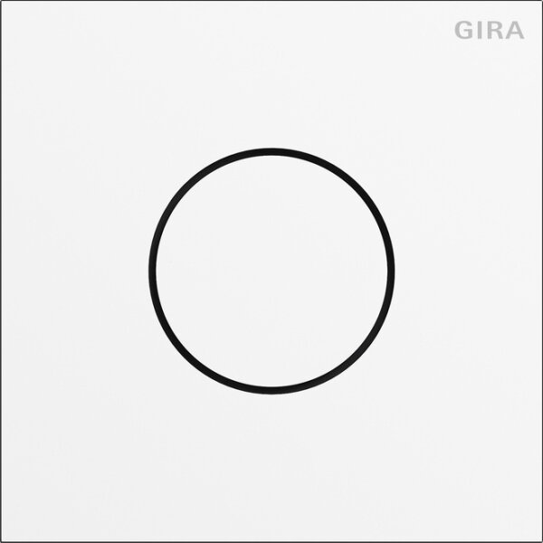 GIRA T&uuml;rlautsprechermodul 5563902 System 106 Verkehrsweiss lack.