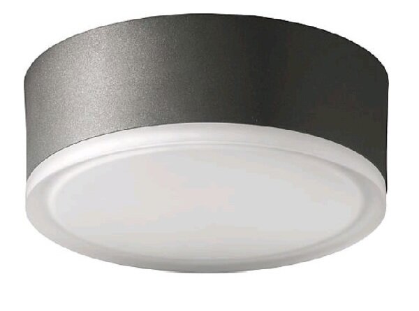 LCD LED-Deckenleuchte LB24 1x 22,4W 3000K 2800lm D:205mm Graphit