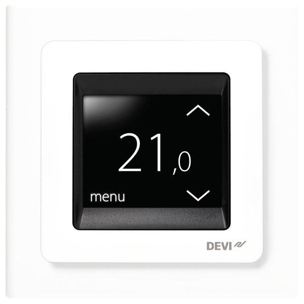 DEVI UP Uhren-Thermostat 140F1064 Devireg Touch reinwei&szlig;