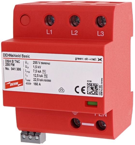 DEHN Kombiableiter DEHNshield DSH B TNC 255 FM TN-C