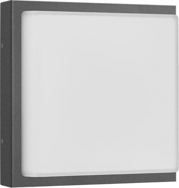 LCD LED-Wandleuchte LB24 Edelstahl graphit 12W 1200lm 3000K